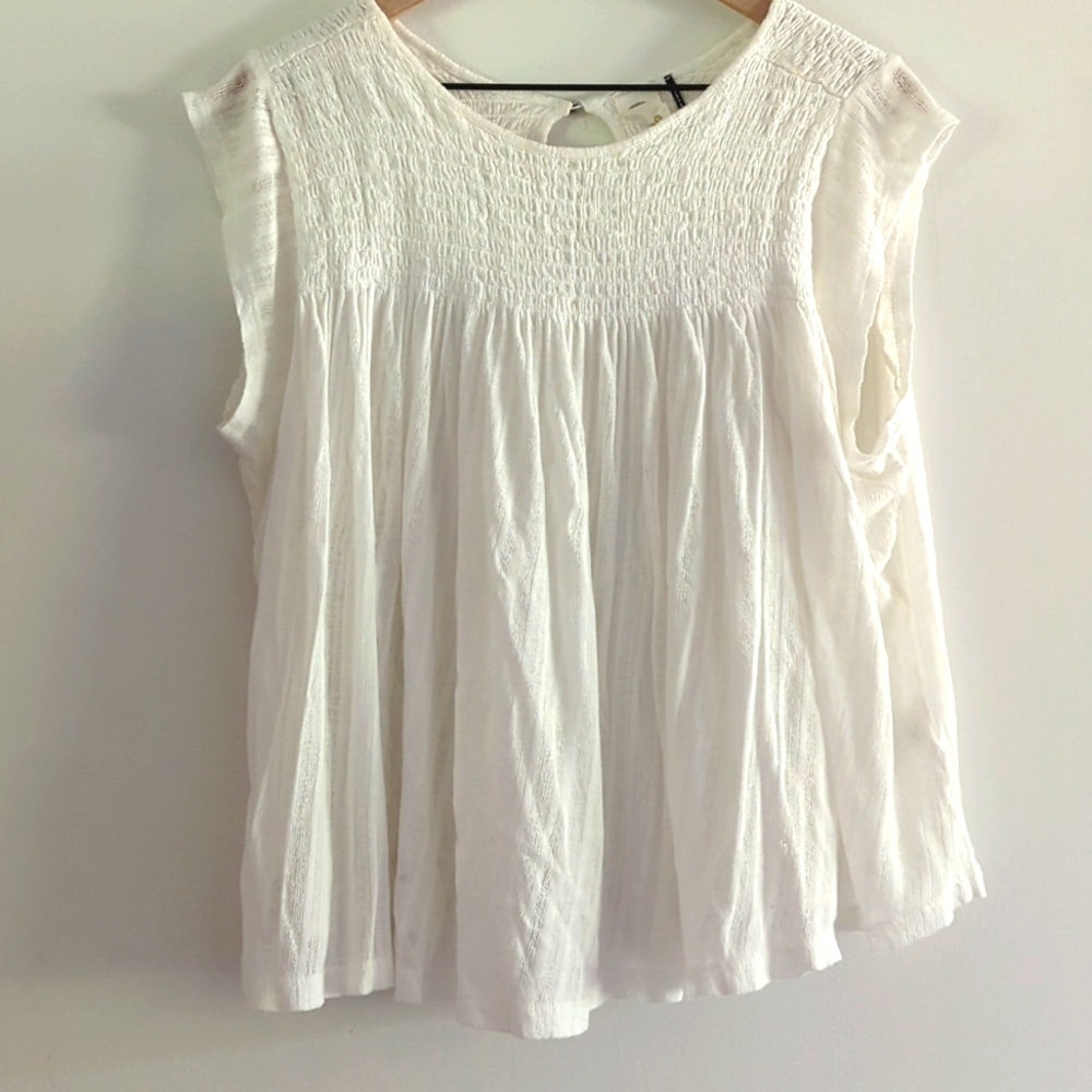 Cotton/modal blend summer top.  Anthropologie size xs
